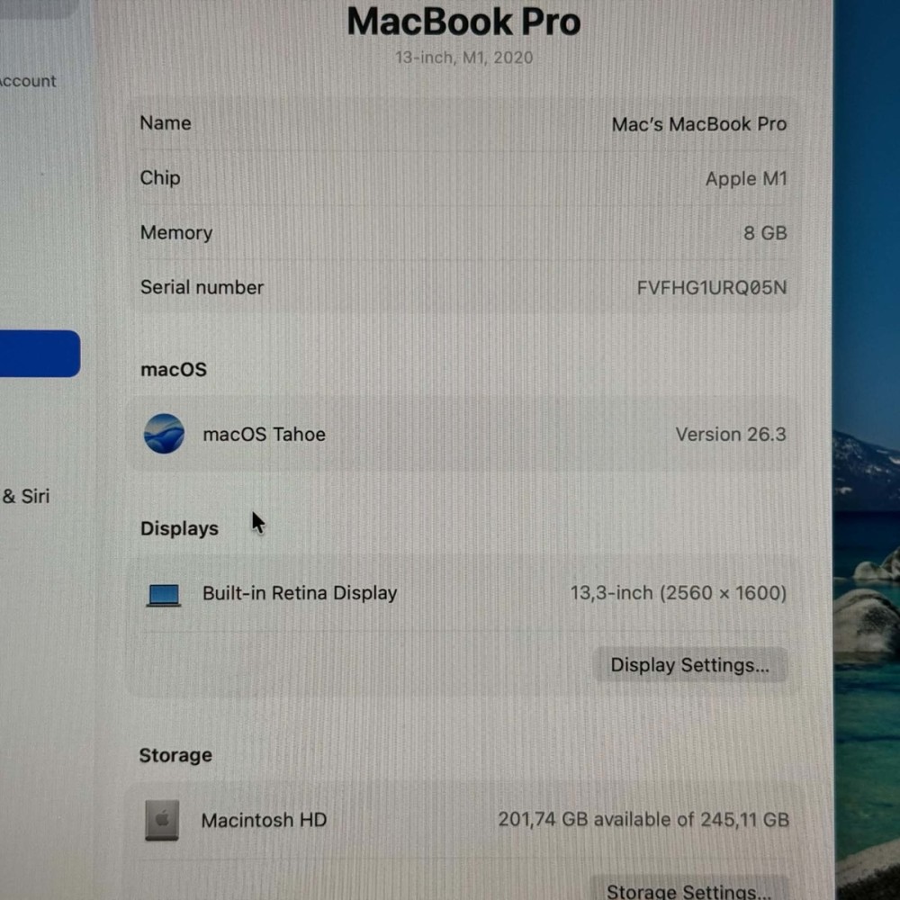 Apple MacBook Pro M1 13.3